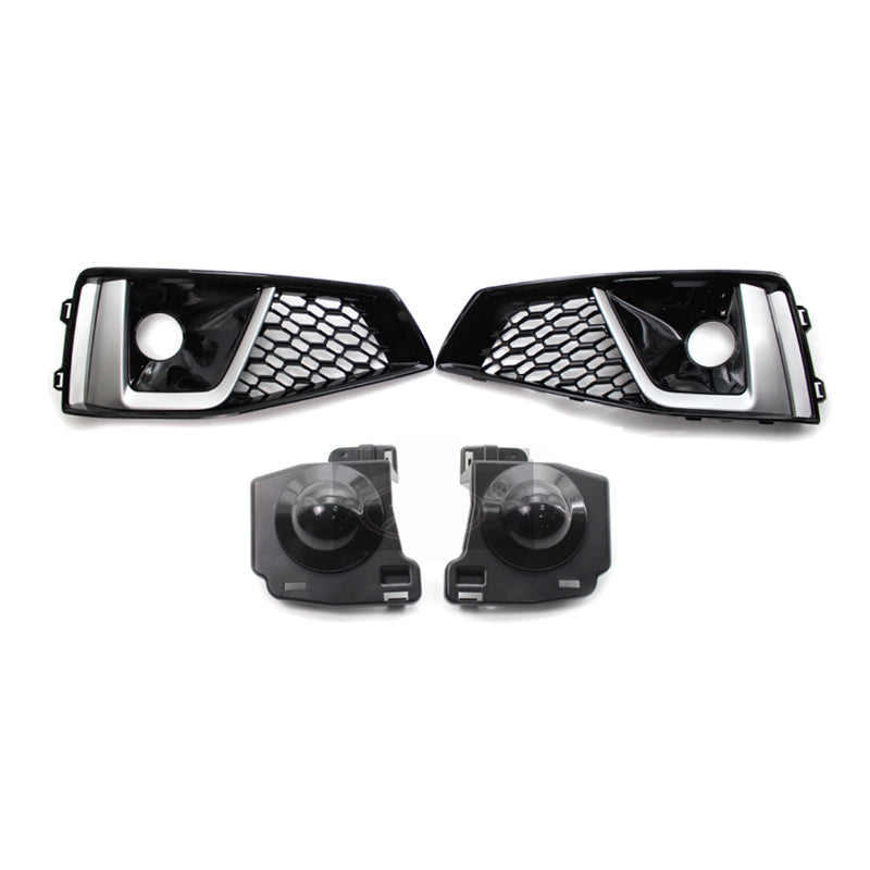 Fast 3-7 day shipping fog grilles for 2019 Audi A4L/S4 B9 with ACC options